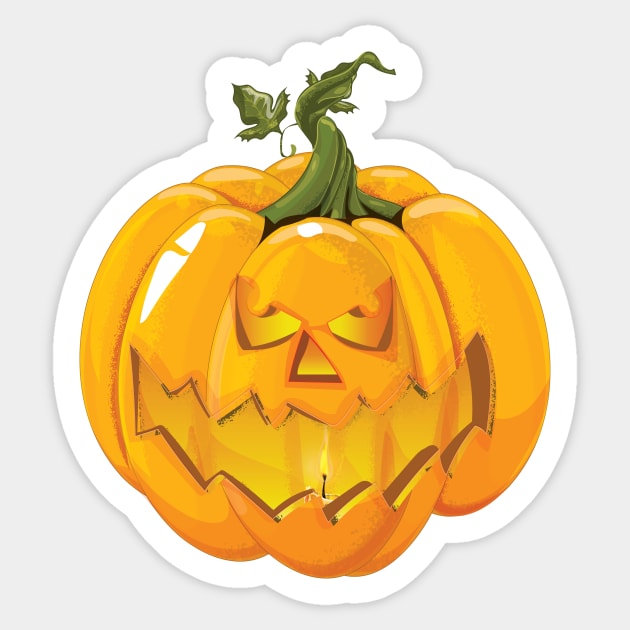 jack o lantern Sticker by nickemporium1